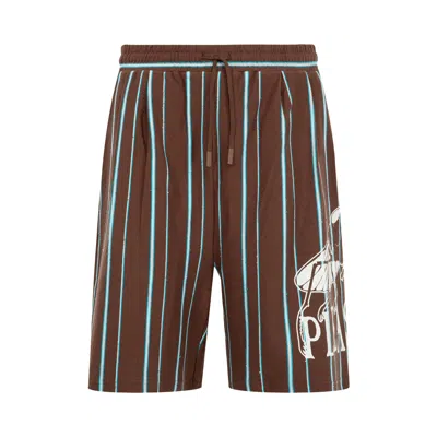 Pre-owned Pleasures Teleport Wide Shorts 'brown' | Men's Size L