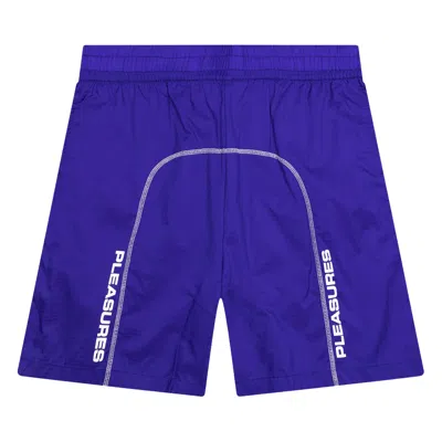 Pre-owned Pleasures Tempo Active Shorts 'blue'