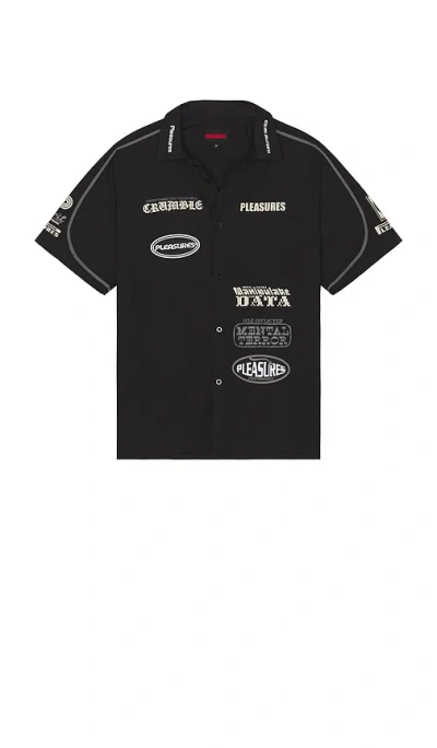PLEASURES TERROR BUTTON UP SHIRT