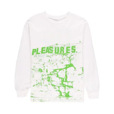 Pre-owned Pleasures Thc Long-sleeve T-shirt 'white'