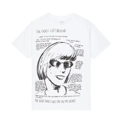 Pre-owned Pleasures The Goo T-shirt 'white'