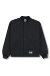 Pleasures Thomas Quilted Skull-pattern Jacket In Black