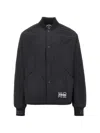 Pleasures Thomas Quilted Skull-pattern Jacket In Black