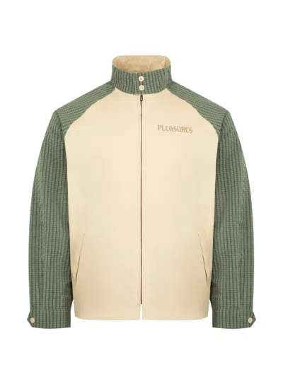 Pleasures Town Harrington Zip-fastening Jacket In Green