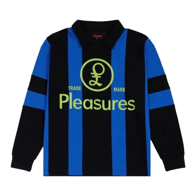 Pre-owned Pleasures Trespass Rugby Polo 'black'