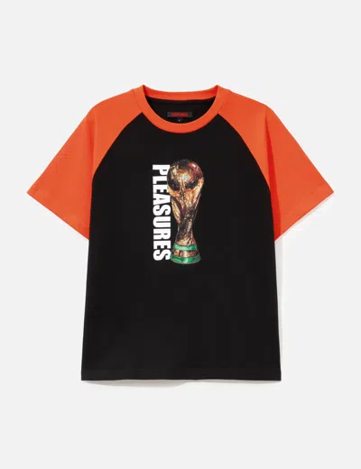 Pleasures Trophy Raglan Shirt In Multi