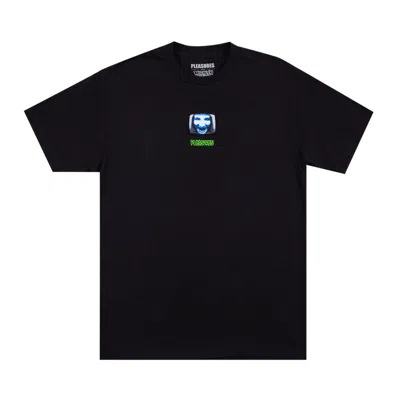 Pre-owned Pleasures Tv T-shirt 'black' | Men's Size M