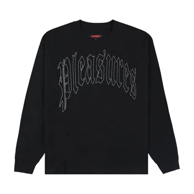 Pre-owned Pleasures Twitch Long-sleeve Shirt 'black' | Men's Size L