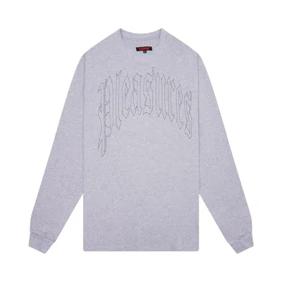 Pre-owned Pleasures Twitch Long-sleeve Shirt 'grey' | Men's Size Xl In Gray