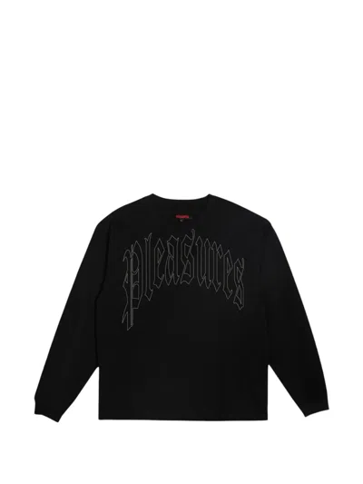 Pleasures Twitch Long-sleeved Sweatshirt In Black
