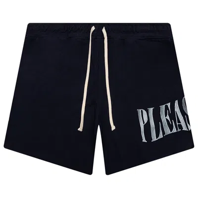 Pre-owned Pleasures Twitch Waffle Knit Short 'navy' | Blue | Men's Size S