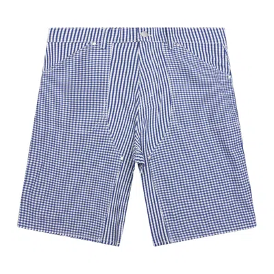 Pre-owned Pleasures Ultra Plaid Shorts 'blue' | Men's Size 28
