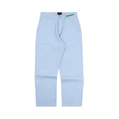 Pre-owned Pleasures Ultra Work Jeans 'light Indigo' | Blue | Men's Size 34