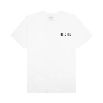 Pre-owned Pleasures Vertical T-shirt 'white'