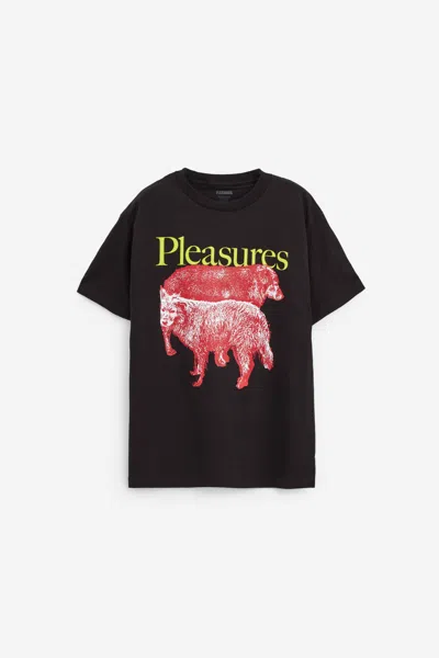 Pleasures Wet Dogs T-shirt In Black