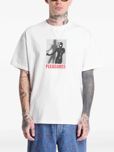 Pleasures Whip Graphic-print T-shirt In White
