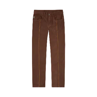 Pre-owned Pleasures Worhsip Pant 'brown'