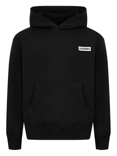 Pleasures Workman Graphic-print Hoodie In Black