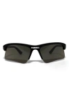 Pleasures X Akila Active Semi Rimless Rectangular Sunglasses In Black