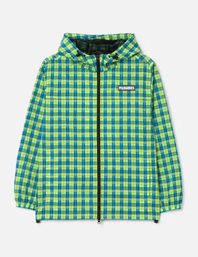 Pleasures X Boiler Practice Hooded Jacket In Green