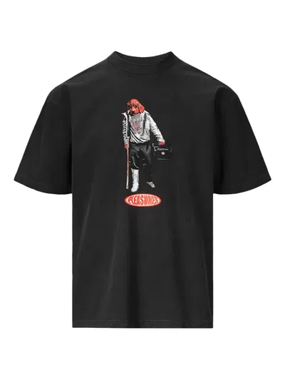 Pleasures X Daft Punk Da Punk T-shirt In Black