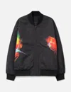 Pleasures X Daft Punk Daft Club Reversible Bomber In Black