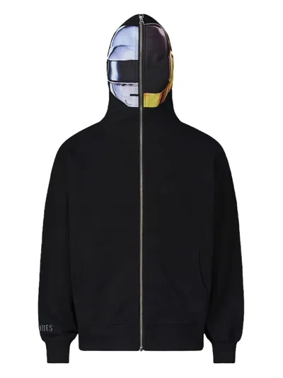 Pleasures X Daft Punk Ram Full-zip Hoodie In Black
