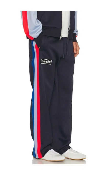 Pleasures X Oasis Forever Track Pants In Blue
