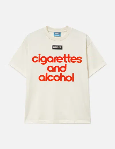 Pleasures X Oasis Nordique T-shirt In White