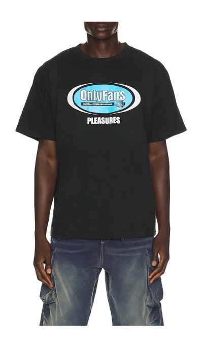 PLEASURES X ONLYFANS COMMUNICATIONS T-SHIRT