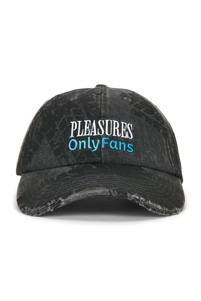 Pleasures X Onlyfans Lockup Hat In Black