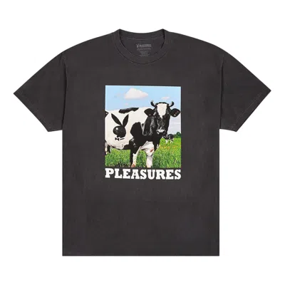 Pre-owned Pleasures X Playboy Moo T-shirt 'black' | Men's Size M
