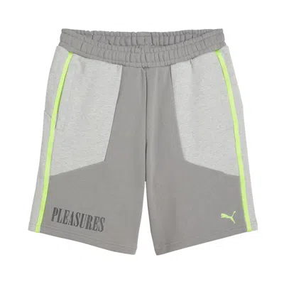Pre-owned Pleasures X Puma Shorts 'light Grey Heather' | Men's Size Xxl