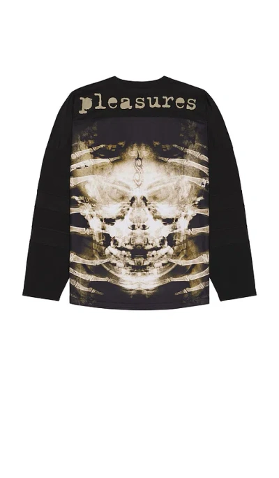 Pleasures X-ray Hockey Jersey In Black