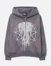 Pleasures X Slipknot Nonagram Zip Hoodie