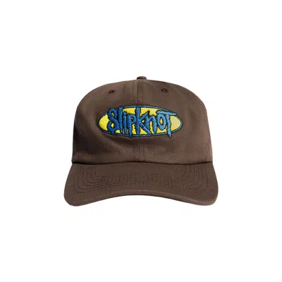 Pre-owned Pleasures X Slipknot Snapback 'brown'