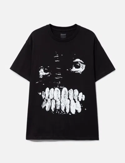 Pleasures X Slipknot Teeth Graphic T-shirt In Black