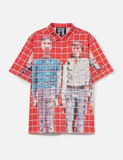 Pleasures X Talking Heads Food Button Up In Multi
