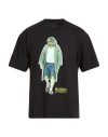 Pleasures X The Big Lebowski Man T-shirt Black Size L Cotton In Black