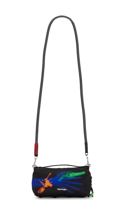 Pleasures X Topologie Sacoche Medium Bag In Black