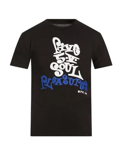 Pleasures X Triple 5 Soul Man T-shirt Black Size S Cotton