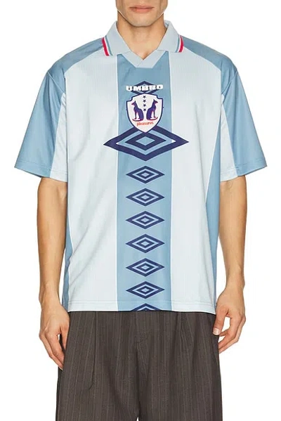 Pleasures X Umbro Two Cats Jersey In Blue