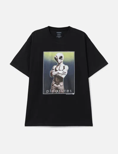 Pleasures Yoked T-shirt In Black