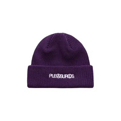 Pre-owned Pleasures Zine Beanie 'eggplant' | Purple | Men's Size Onesize