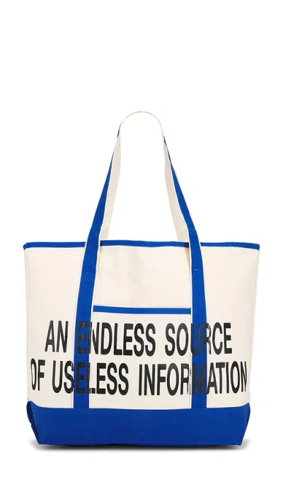 Pleasures Zine Shopper Tote Bag In Natural