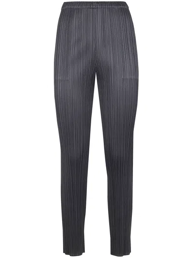 Pleats Please "basics" Pants In Black
