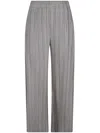 Pleats Please Pants Main Feature "thicker Bottoms 1" In Gray