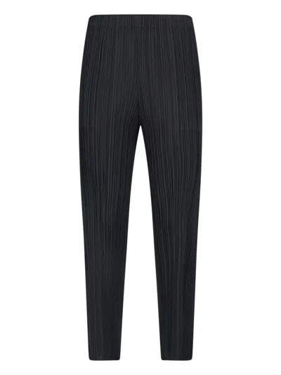 Pleats Please Pleated Pants In Black