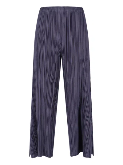 Pleats Please Pleated Pants In Gray