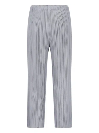 Pleats Please Pleated Pants In Gray